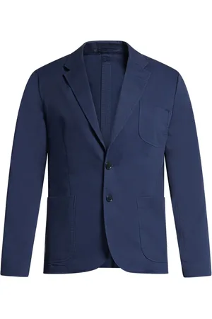 Michael Kors Single-breasted cotton-blend blazer