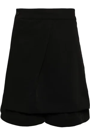 SONGZIO Button-up draped shorts