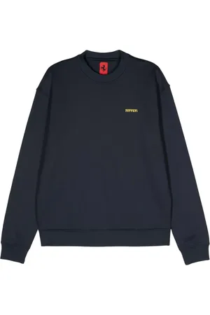FERRARI Drop-shoulder jersey sweatshirt