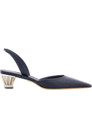 Salvatore Ferragamo Cage slingback leather pumps