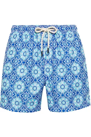 PENINSULA SWIMWEAR Filicudi Mediterranean-pattern swim shorts
