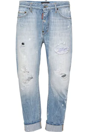 Dsquared2 Distressed-effect straight-leg jeans
