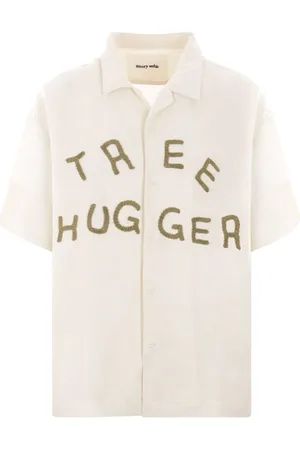 Story Greetings appliqu??-lettering shirt