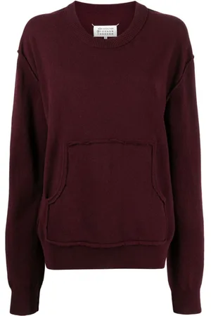 Maison Margiela Exposed-seam crew-neck jumper