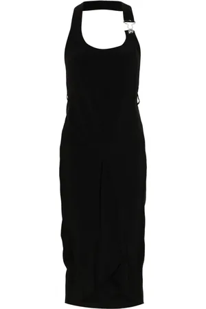 Moschino Halterneck open-back midi dress