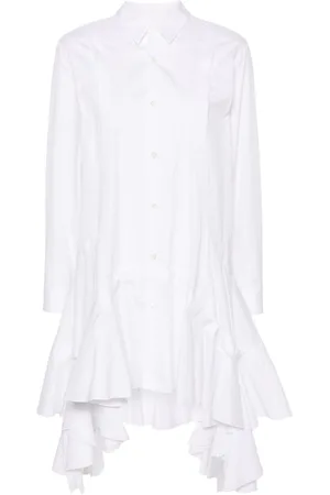 Comme des Garçons Ruffled shirt minidress