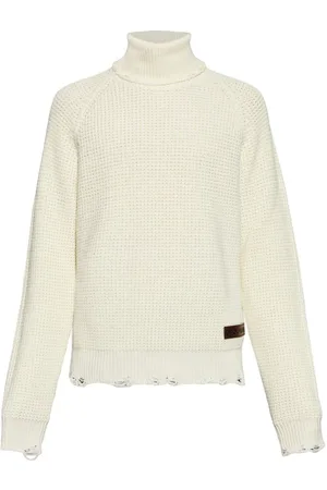Dsquared2 Logo-patch roll-neck knitted jumper