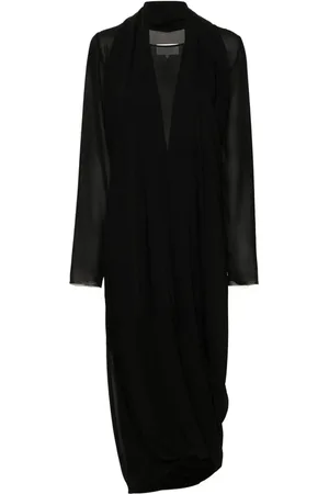 Maison Margiela Layered sheer maxi dress