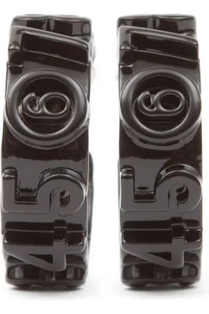 Maison Margiela Numeric hoop earrings