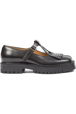 Maison Margiela Tabi County leather Mary Janes