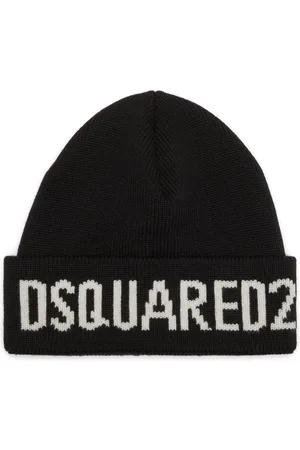 Dsquared2 Intarsia-logo wool beanie