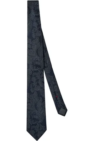 Brunello Cucinelli Paisley-design silk tie
