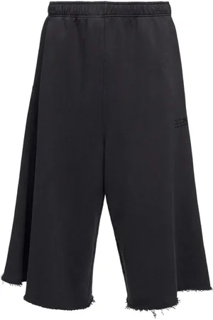 Maison Margiela Unbrushed jersey track shorts