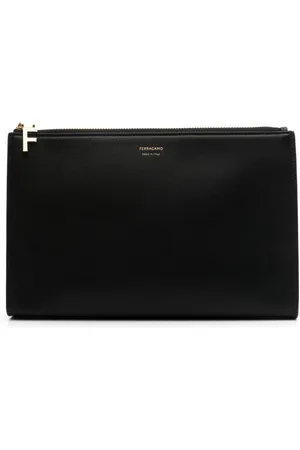 Salvatore Ferragamo Leather makeup bag