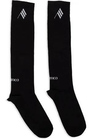 The Attico Intarsia-logo ribbed socks