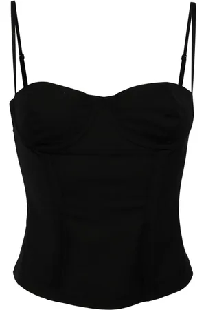 Kiki de Montparnasse Seam-detailing bustier top