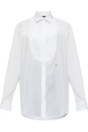 Dsquared2 Bib collar cotton shirt