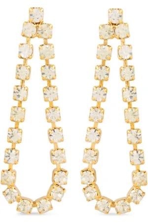 Susan Caplan 1980s Rediscovered Swarovski drop earrings