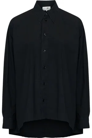 Maison Margiela Point-collar cotton shirt