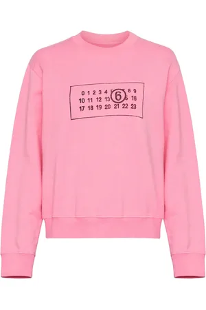 Maison Margiela Numbers-motif cotton sweatshirt