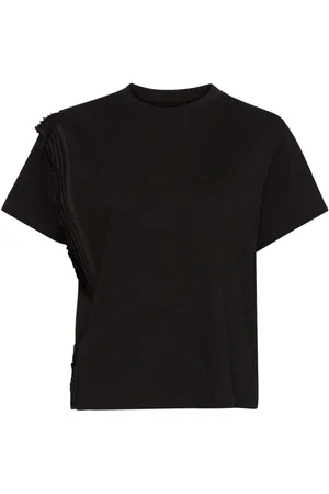 Maison Margiela Pleated cotton T-shirt