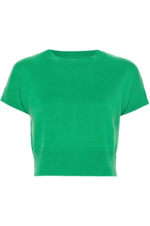Teddy Cashmere Genova cashmere crop top