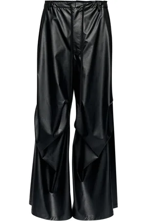 Maison Margiela Wide-leg crinkled trousers