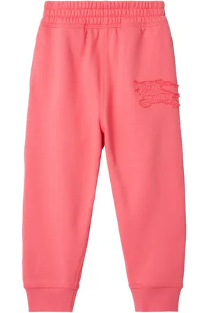 Burberry Equestrian Knight cotton track pants