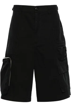 Maison Margiela Mid-rise cotton cargo shorts
