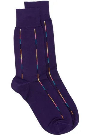 Paul Smith Gareth artist-stripe socks