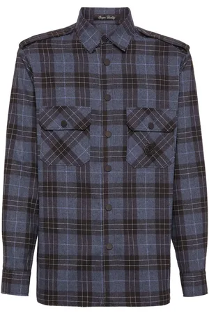 Philipp Plein Skull&Bones-print cotton shirt
