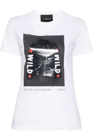 John Richmond Graphic-print cotton T-shirt