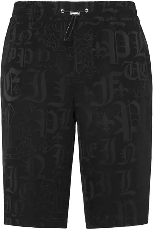 Philipp Plein Monogram-jacquard bermuda shorts