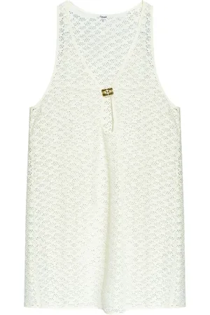 Ganni Openwork beach dress