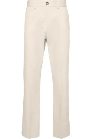 Sandro Mid-rise straight-leg chinos