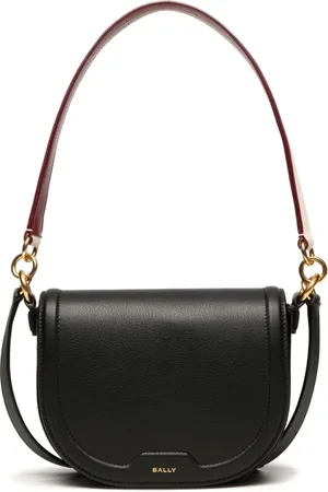 Bally Logo-stamp leather shoulder bag