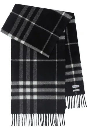 Burberry Check cashmere scarf
