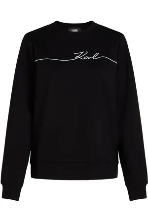 Karl Lagerfeld Signature embroidered sweatshirt