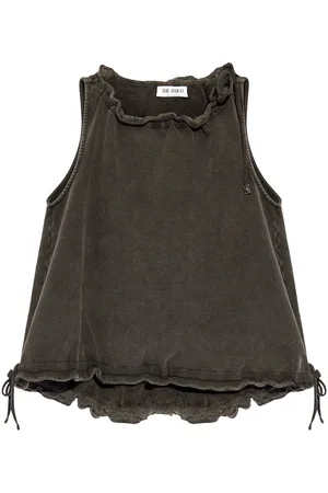 The Attico Drawstring cotton tank top