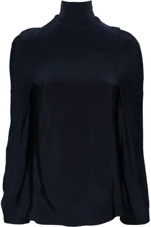 Jil Sander 2000s cape roll-neck jumper