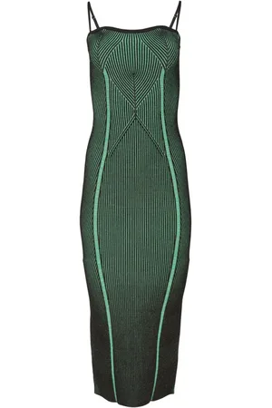 FLEUR DU MAL Ribbed-knit tube dress