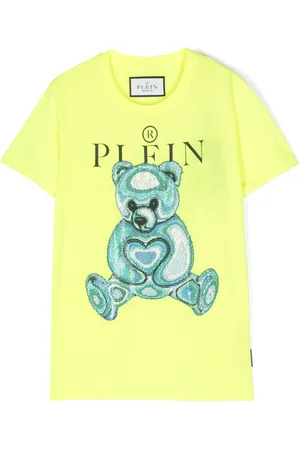 Philipp Plein Teddy bear-embellished cotton T-shirt