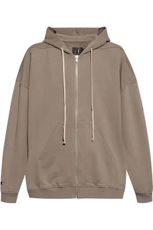 Rick Owens Zip-up organic cotton hood