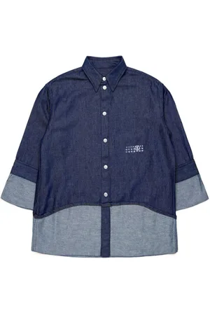 Maison Margiela Logo-print denim shirt