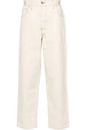 YMC Logo-patch jeans