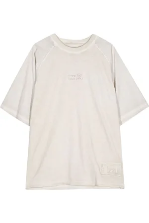 Izzue Logo-embroidered cotton T-shirt