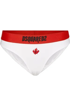Dsquared2 Maple leaf-embroidered briefs