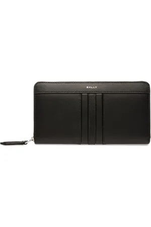 Bally Logo-stamp leather wallet