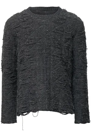 Maison Margiela Distressed-effect crew-neck jumper