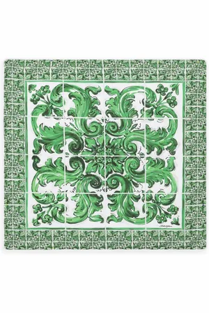 Dolce & Gabbana Maiolica print changing mat